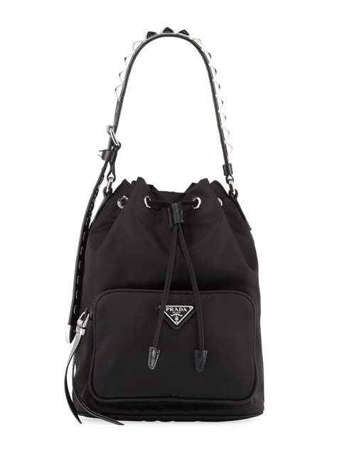 nylon designer bucket bags|prada nylon bucket bags.